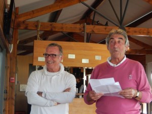 Yves Baffrey (Président AS) et Christian Chabernaud ( Resp animations semaine)